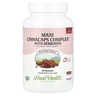 Maxi Health, Maxi Cinnacaps Complex™ with Berberine, 60 MaxiCaps