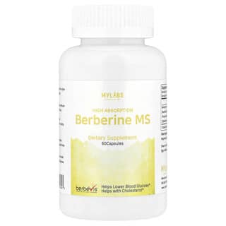 Mylabs, Berberine MS, высокая усвояемость, 550 мг, 60 капсул