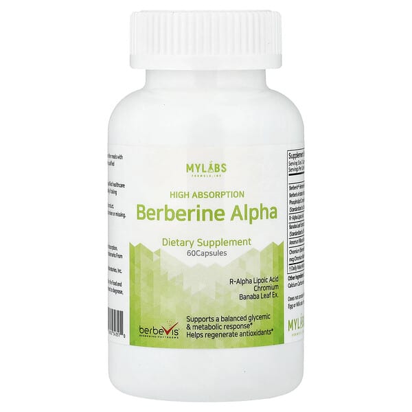 Berberine Alpha, High Absorption, 60 Capsules