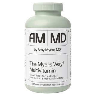 Amy Myers MD, The Myers Way®, Suplemento multivitamínico, 180 cápsulas