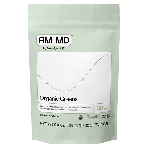 Amy Myers MD, Organic Greens, 9.4 oz (265.25 g) — product photo 1