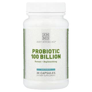 Amy Myers MD‏, Probiotic 100 Billion, 30 Capsules
