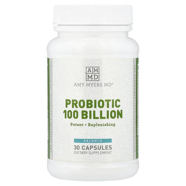 Amy Myers MD, Probiotic 100 Billion, 30 Capsules — product photo 1