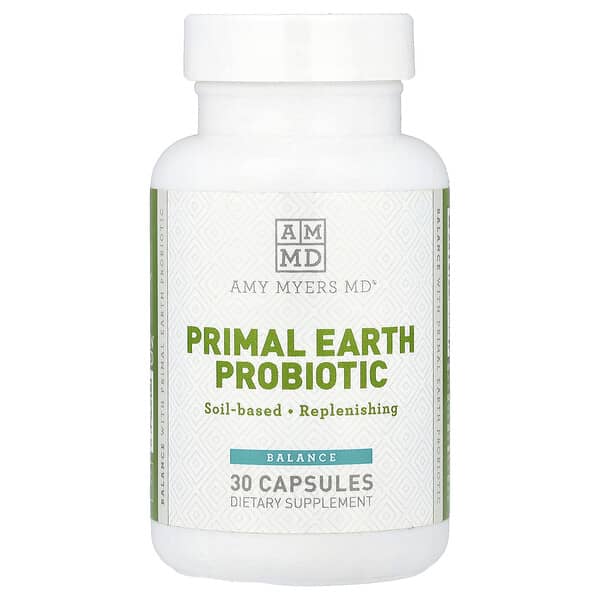 Amy Myers MD, Primal Earth Probiotic, 30 Capsules — product photo 1