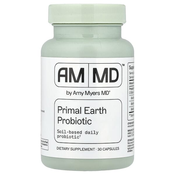 Amy Myers MD, Primal Earth Probiotic, 30 Capsules — product photo 1