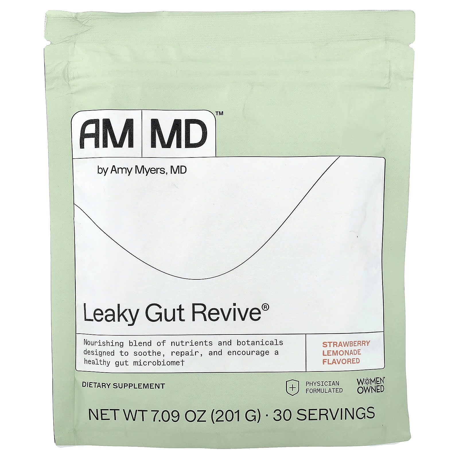 amy myers glutathione Leaky Gut Revive®, Strawberry Lemonade, 7.09 oz (201 g) Bac Water: A Clear Migrated Format:50ml