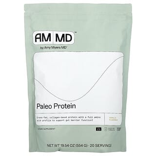 Amy Myers MD‏, Paleo Protein ، بنكهة الفانيليا ، 19.54 أونصة (554 جم)