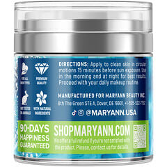 Maryann Organics, コラーゲン、日中用・夜用、年齢肌ケアクリーム、1.7液量オンス（50ml）