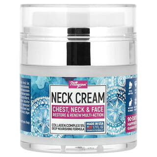 MaryAnn Organics, Neck Cream, For All Skin Types, 1.7 fl oz (50 ml)