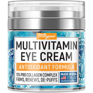 Maryann Organics, Crème pour les yeux, Formule pour les yeux matin et soir, 50 ml