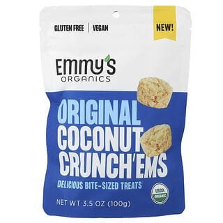 Emmy's Organic Cookies, Original Coconut Crunch'em, 3,5 oz (100 g)