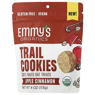 Emmy's Organic Cookies, Prăjituri, delicatese din ovăz la cuptor, scorțișoară de mere, 113 g