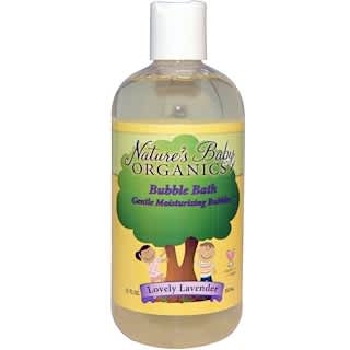 Nature's Baby Organics, Bubble Bath, Gentle Moisturizing Bubbles, Lovely Lavender, 12 fl oz (355 ml)