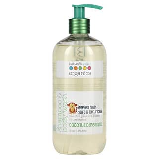 Nature's Baby Organics, Gel de baño con shampoo, De coco y ananá, (473.2 ml)