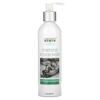 Nature's Baby Organics, Shampoo e Sabonete Líquido, Coco e Abacaxi, 236,5 ml (8 oz)