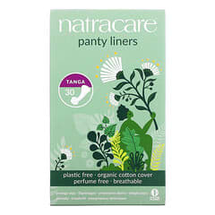 Natracare, Ежедневные прокладки с покрытием из органического хлопка, танга, 30 прокладок