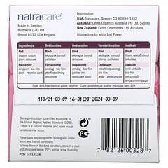 Natracare, Ultra Extra Pads, Organic Cotton Cover, Super, 10 Pads