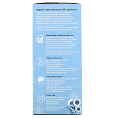 Natracare, Organic Cotton Tampons With Applicator, Regular, 16 Tampons