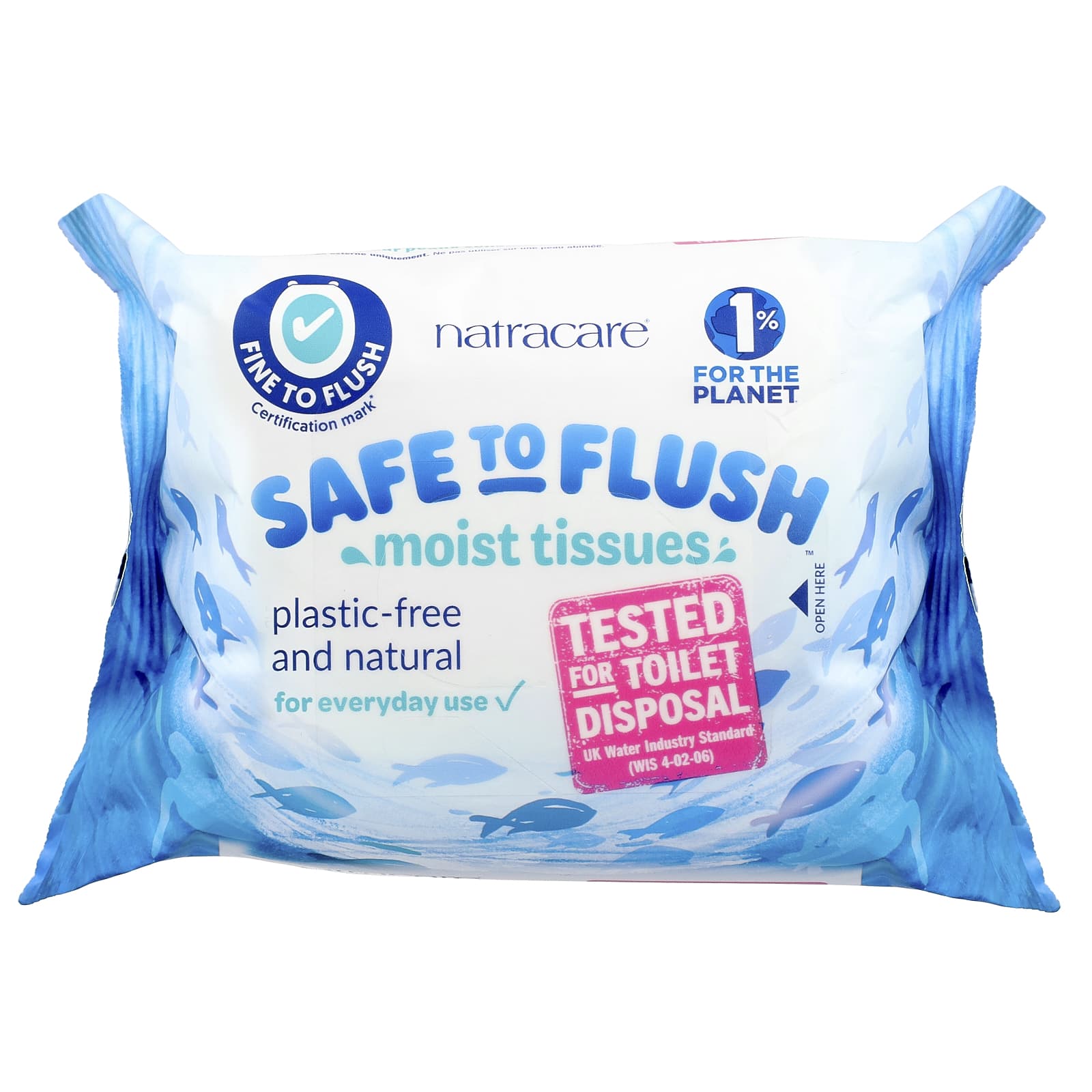 Safe to Flush（トイレに流せる）、モイストティッシュ