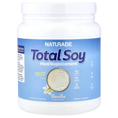 Naturade, Total Soya®, Meal Replacement, Vanilla, 540 g (1.2 lb)
