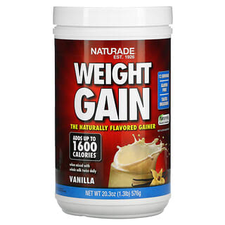 Naturade, Продукт для набора веса, ваниль, 576 г (1,3 фунта)