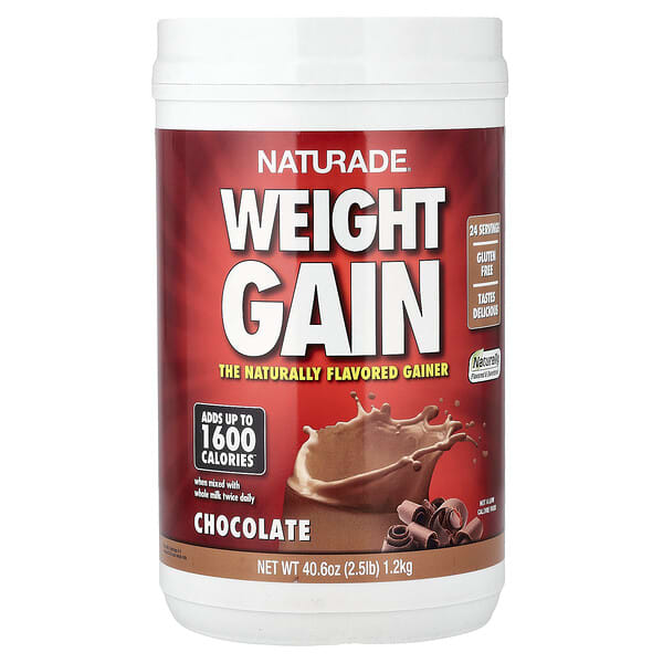 Naturade, Weight Gain, Chocolate, 2.5 lb (1.2 kg) — product photo 1