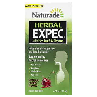 Naturade, Herbal EXPEC® with Ivy Leaf & Thyme, Natural Cherry, 4.2 fl oz (125 ml)