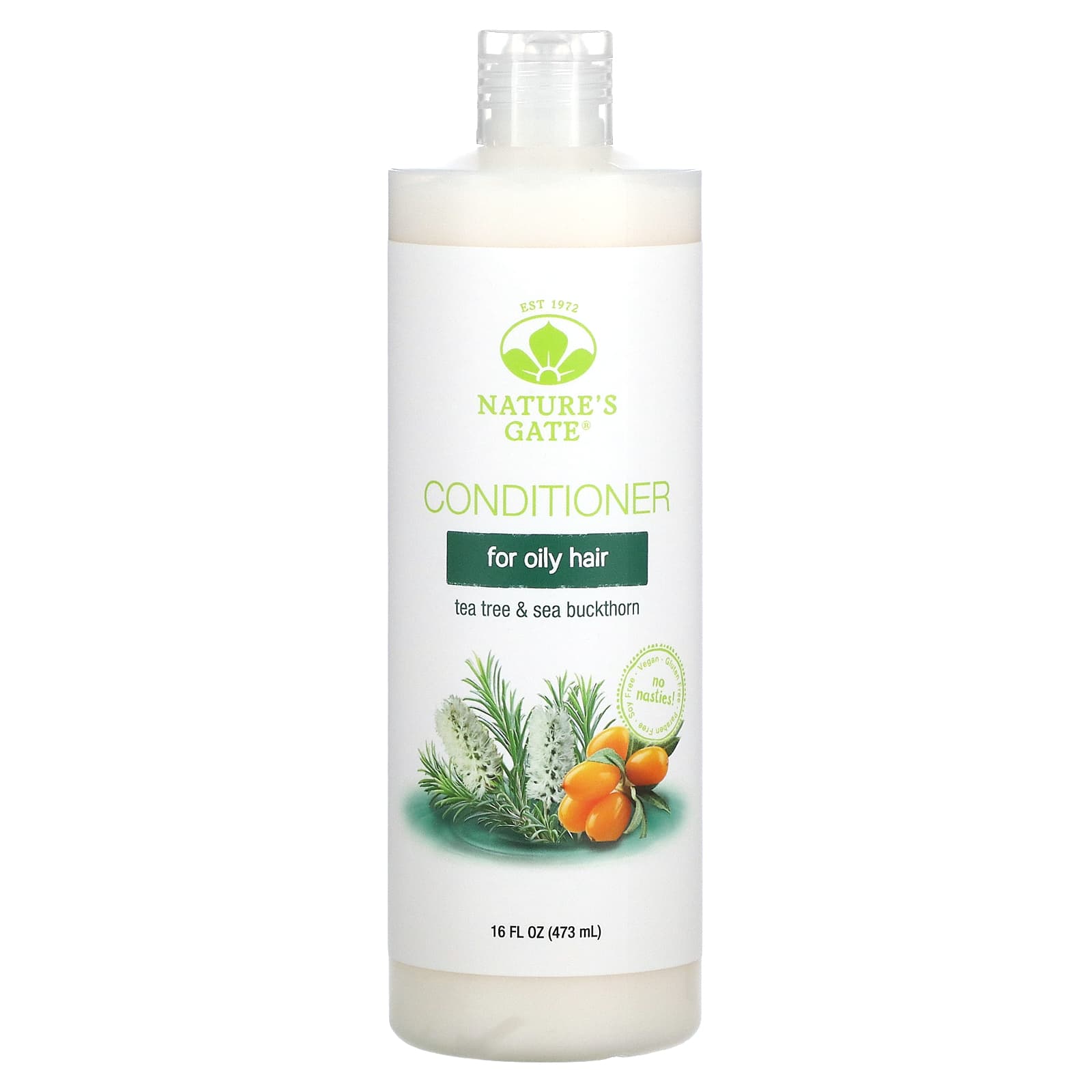 Nature's Gate, Tea Tree & Sea Buckthorn Conditioner for Oily Hair, 16 fl oz  (473 ml)