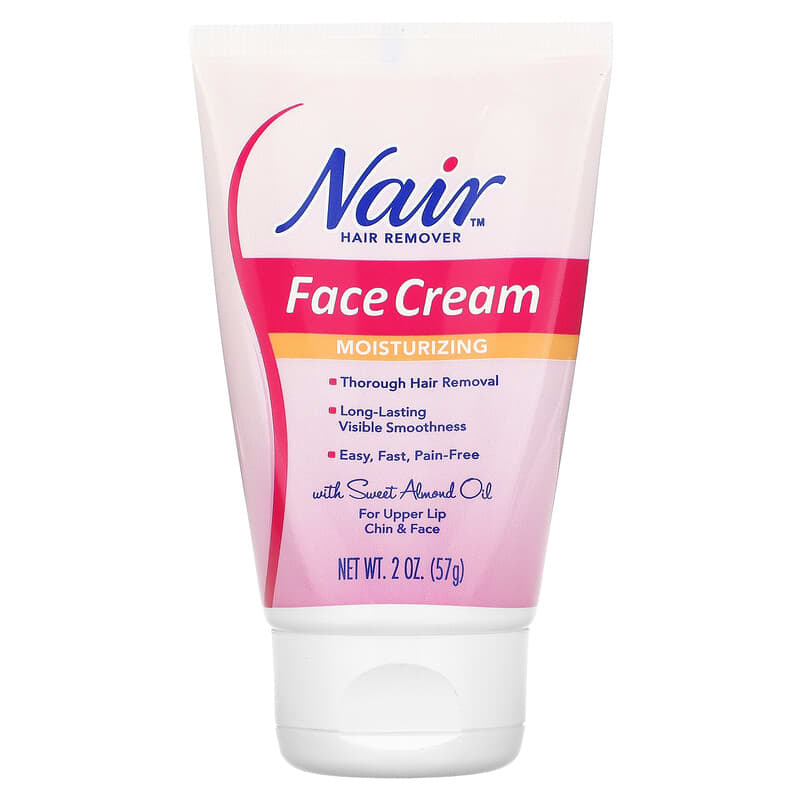 Review Nair Facial Hair Remover Cream  YouTube