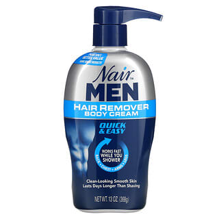 Nair, For Men, Hair Remover Body Cream, Back, Chest, Arms and Legs, 13 oz (368 g)