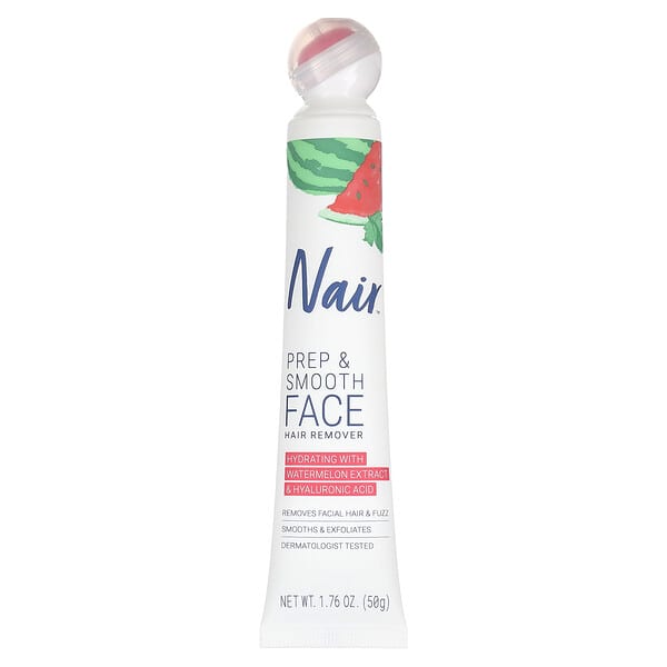 Nair, ผลิตภัณฑ์กำจัดขน Prep & Smooth Face ขนาด 1.76 ออนซ์ (50 ก.)