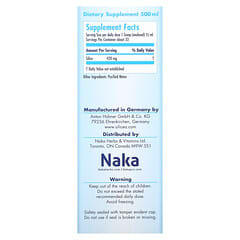 Naka Herbs & Vitamins Ltd, Hübner ，天然硅胶，17液量盎司（500毫升）