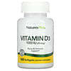 Vitamin D3, 25 mcg (1,000 IU), 180 Softgels