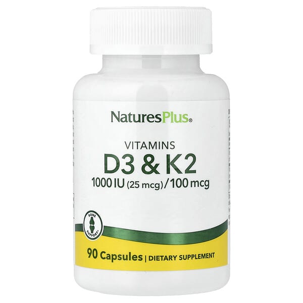 Vitamin D3 & K2, 90 Capsules