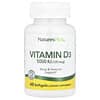 NaturesPlus, Vitamina D3, 125 mcg (5.000 UI), 60 capsule molli