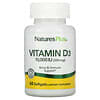 Vitamina D3, 10.000 UI (250 mcg), 60 cápsulas blandas