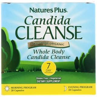 NaturesPlus, Candida Cleanse، برنامج في 7 أيام، 2 زجاجة، 28 كبسولة لكل زجاجة