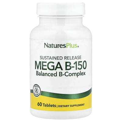 NaturesPlus, Mega B-150, Sustained Release, 60 Tablets