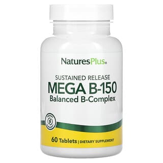 NaturesPlus, Mega B-150 de liberación sostenida, 60 comprimidos