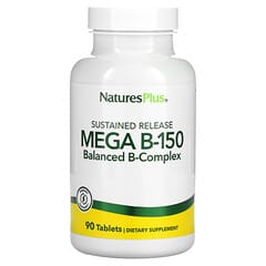 NaturesPlus, Sustained Release Mega B-150, Mega B-150 mit anhaltender Freisetzung, 90 Tabletten