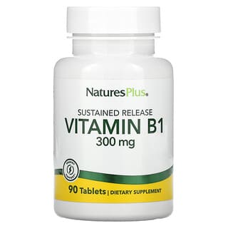 NaturesPlus, Vitamina B-1, 300 mg, 90 tabletas