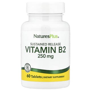 NaturesPlus, Vitamin B-2, 250 mg, 60 Tabletten