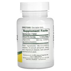 NaturesPlus, Vitamin B12, 500 mcg, 90 Tabletten