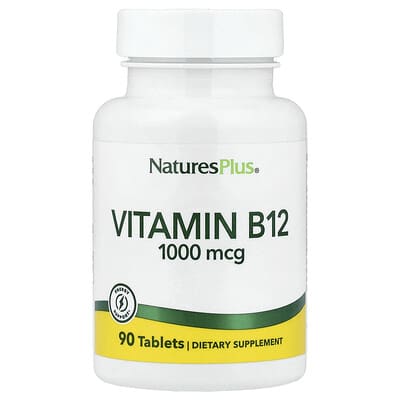 NaturesPlus, Vitamin B12, 1000 mcg, 90 Tablets