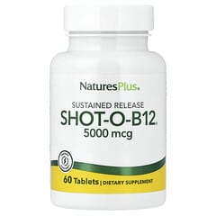 Shot-O-B12®, Sustained Release, 5,000 mcg, 60 Tablets