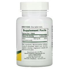 NaturesPlus, Niacin, 100 mg, 90 Tablets