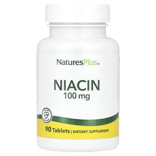 NaturesPlus, Niacin, 100 mg, 90 Tablets