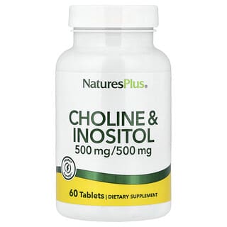 NaturesPlus, Colina e inositol, 60 comprimidos