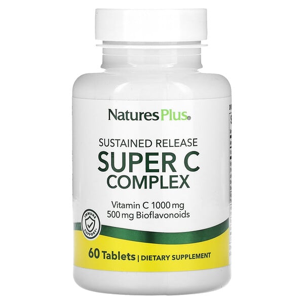 NaturesPlus‏, Super C Complex בשחרור מושהה, 60 טבליות