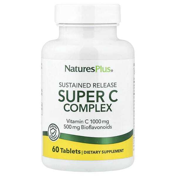 NaturesPlus, Super C Complex, Sustained Release, 60 Tablets